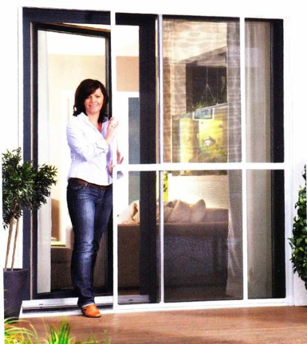 hecht Insektenschutz Doppel-Schiebetür, braun, 230x240cm