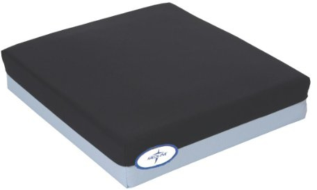 Medline Gel Foam Pressure Redistribution Cushions Seat, 18 x 16 x 2