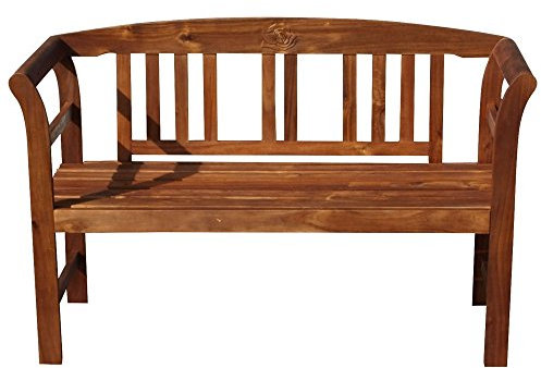 Gartenbank 2-Sitzer 123x45x83cm Holz Akazie FSC-zertifiziert