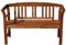 Gartenbank 2-Sitzer 123x45x83cm Holz Akazie FSC-zertifiziert