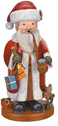 Räuchermännchen Weihnachtsmann - 35cm - Original Erzgebirge Räuchermann - Hubrig Volkskunst