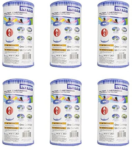 Intex 59900e-6 (29000e-6) Easy Set Pool di Ricambio Tipo A Cartuccia del Filtro o C, 6-Pack