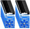Premium Batteries Size 675, ZA675, PR44, P675 1.45V Zinc Air Hearing Aid Batteries Blue Tab (120 Batteries)