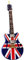 Union Jack Gitarre Musical Musik Instrument Weihnachtsbaum Ornament Dekoration