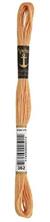 Anchor Stickgarne, 100% Baumwolle, 362, 8m, 3