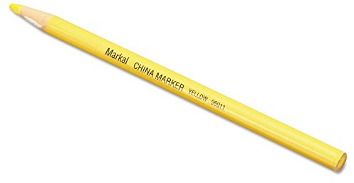 Markal China Marker gelb mit Papierhülle (Inh.12 Stück)