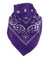 Harrys-Collection Unisex Bandana Bindetuch 100% Baumwolle (1 er 6 er oder 12 er Pack), Farbe:lila