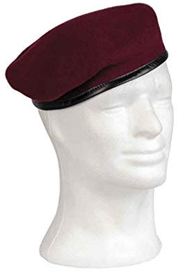 Mil-Tec Baskenmütze-12401013 Bordeaux 60