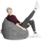 SITTING POINT only by MAGMA Sitzsack Fluffy XL ca. 220 Liter Mittelgrau