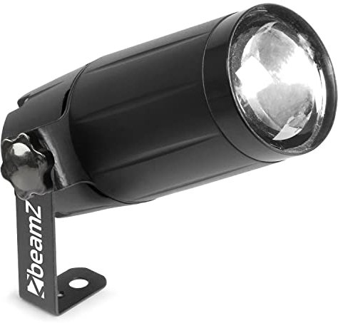 BeamZ PS6WB LED Pin Spot Punktstrahler 12 Watt LED Strahler, Spotlight, Disco Licht, RGBW Scheinwerfer, Effekt Bühnenlicht für Discokugel