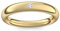 Gold Ring Verlobungsringe Gold (Silber 925 vergoldet) von AMOONIC mit Zirkonia Stein +LUXUSETUI! Goldring Gelbgold Ring Zirkonia wie Diamant Geschenk Ringe Verlobung AM216VGGGZIFA58