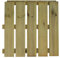 20 azulejos de madera de pino verde impregnados, 50 x 50 x 3,2 cm, azulejos de madera, baldosa para balcón, terraza, balcón