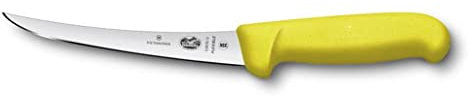 Victorinox Fibrox Kochmesser, Ausbeinmesser, Extra Scharfe Klinge, Rostfreier Stahl, Spülmaschinengeeignet, Swiss Made
