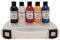 Senjo Color ® Airbrush Set de colores (para la cara y el cuerpo) Colores probados dermatológicamente (5 x75ml) Colores: Negro, Blanco, Rojo, Amarillo y Azul
