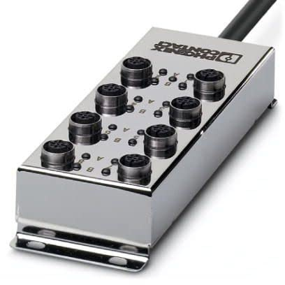 Phoenix Contact Sensor-Box 30V dc 8 Anschlüsse 5 Auslässe M12