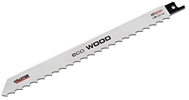 KREATOR 9860 Sägeblatt – Säbelsäge für Holz – 3 Zähne pro Zoll – 2 Stück – 22,5 cm