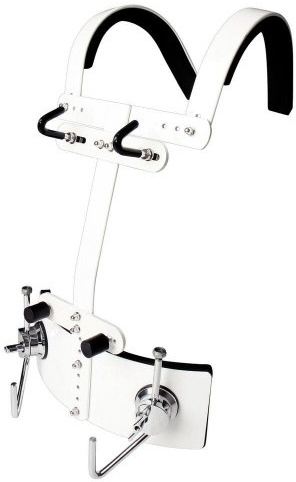 GEWA marching drum carrier/carrying frame, aluminium, weight 2.5 kg, foam padding, adjustable, for small, large and parade drums