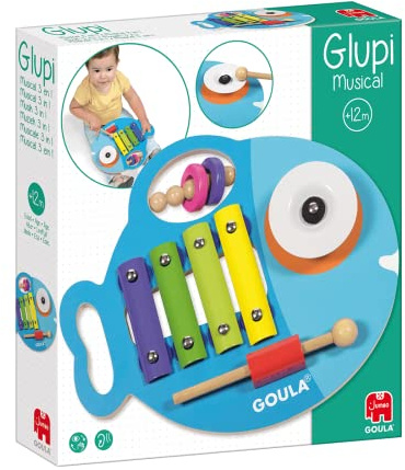 Goula Jumbo Spiele D53143 - Glupi Musik 3 in 1