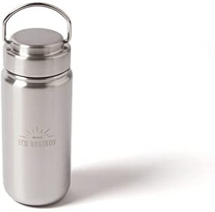 ECO Brotbox | CHI2 | 0,5 L Trinkflasche aus Edelstahl | BPA Frei | Spülmaschinenfest | Für Kinder und Schule
