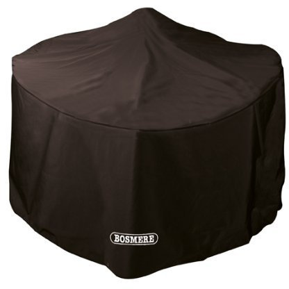Bosmere Storm Black kleine runde Abdeckhaube für Feuerschale