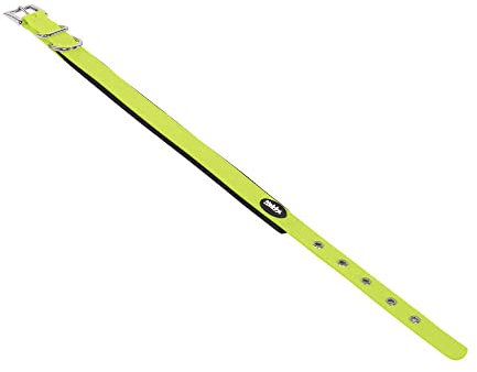 Nobby Halsband Cover, neon gelb L: 30-40 cm, B: 20 mm, 1 Stück