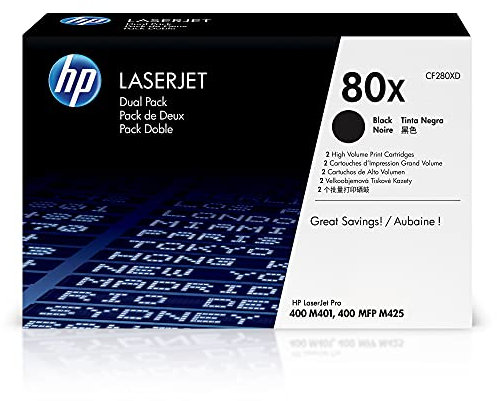 Toner 80, 2x 6900, Gruppe 80X, Deckung (%) 5%, schwarz