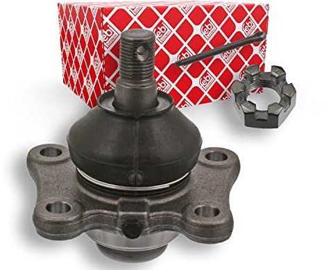 febi bilstein 43002 Traggelenk mit Kronenmutter, Splint und Sicherungsring, 1 Stück