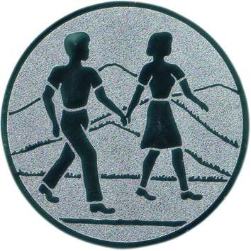 Pokal Emblem Wandern - 50 mm/gold