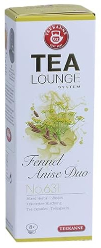 Teekanne Tealounge Kapseln Fennel Anise Duo K-Fee,3er Set (3x8 Kapseln)