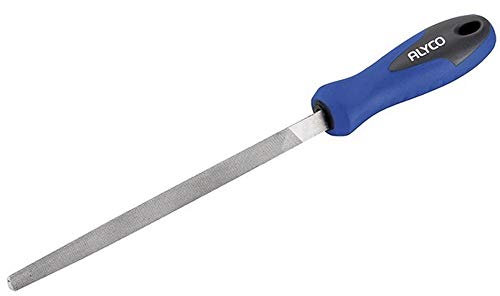 Alyco - Lima Triangular con Dentado Extrafino, con Mango Bimaterial, 100 mm - 197528