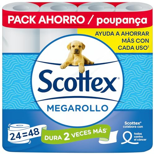 Scottex Lot de 24 rouleaux de papier toilette