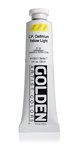 Pro-Art Golden Heavy Body Acrylic Paint 2 oz.-Cadmium Yellow Light