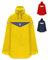 HOCK Premium Fahrrad Regenponcho 'Super Praktiko' mit Lüftung und seitlicher Armöffnung - 100% wasserdichter Fahrradponcho für Herren & Damen (Gelb, XL)