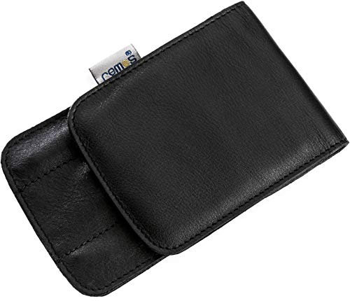 REMOS Nageletui leer aus echtem Leder zum Bestücken mit 4 Instrumenten - schwarz