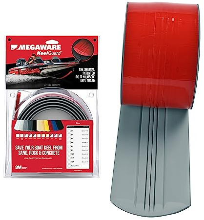 MEGAWARE KEELGUARD USA-Made, Original DIY Keel Protector, 8ft Gray
