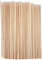 Papstar Schaschlikspieße / Holzspieße pure (200 Stück) aus stabilem Birkenholz, extra große Länge 40 cm, Durchmesser 0.5 cm, einseitig spitz, flache Seite zum Greifen, für Partys/Grillfeste, #16629
