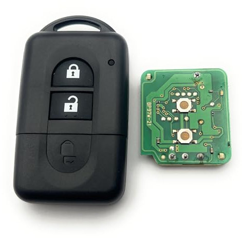 Automobile Locksmith Ltd Repair Service Voucher - for Nissan Micra Qashqai Juke Duke Navara 2 Button Smart Remote Key Repair Shell Replacement