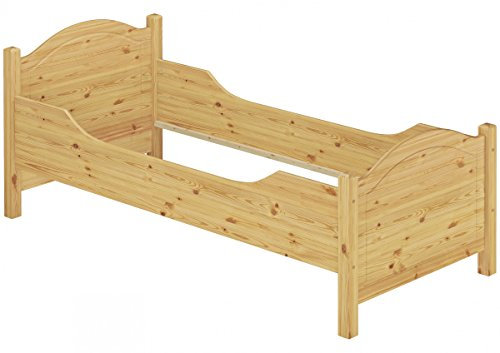 Erst-Holz®Seniorenbett extra hoch 90x200 Massivholz Kiefer Holzbett Einzelbett Gästebett Bett 60.40-09 oR