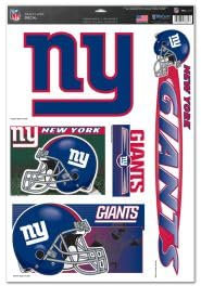 NFL New York Giants 03784051 Multi Use Decal, 27,9 x 43,2 cm