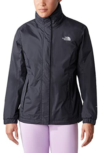 THE NORTH FACE - Resolve Jacke - Wasserdichte Und Atmungsaktive Wanderjacke Damen - TNF Black, M