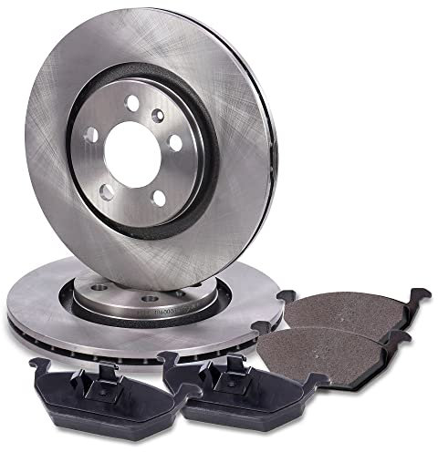 BESTPRICE Bremsenset Vorderachse inkl. Bremsscheiben Belüftet Ø 280 mm + Bremsbeläge vorne, Kompatibel mit AUDI A3 (8L1), SEAT LEON (1M1), SKODA OCTAVIA 1 (1U2) (1U5), VW BORA, GOLF 4, NEW BEETLE