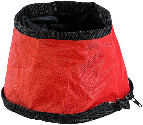 PEARL Faltbarer Napf Hund: Ultrakompakt Faltbarer Reise-Hundenapf für unterwegs, 19x12cm (Wassernapf für Hunde, Futternapf, Schüssel)
