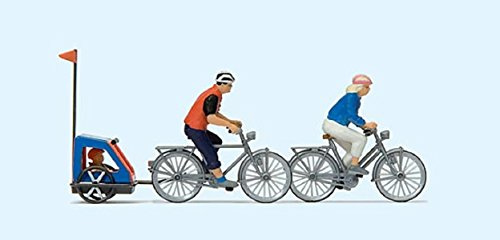 Preiser 1/87 th – pr10638 – Modelleisenbahnen – Familie Radfahren