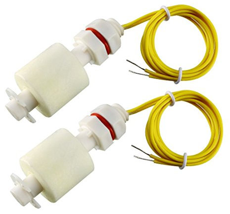 sourcing map 2 Stück Wasserstandssensor Schwimmschalter ZP4510 für Aquarium Pumpensteuerung