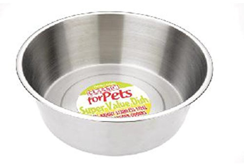 Classic Pet Products Classic Super Value Stainless Steel Dish, 9500 ml