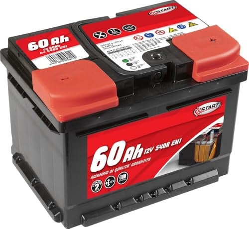 Autobatterie, 60 Ah, 12 V, 540 A, Pluspol rechts, Kassette L2