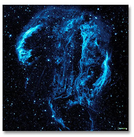 Blue Nebula Gaming-Matte (122 x 122 cm)
