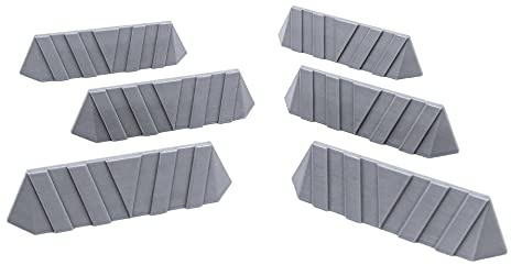 EnderToys Blockade Walls, Terrain Scenery for Tabletop 28mm Miniatures Wargame, 3D Printed and Paintable