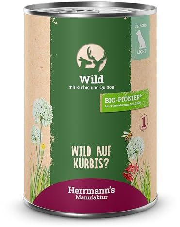 Herrmanns Wild mit Kürbis und Quinoa, 12er Pack (12 x 400 g)