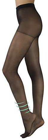 | FAKTOR 6 STÜTZSTRUMPFHOSE | 15 DEN | S, M, L, XL | BEIGE, SCHWARZ | ITALIAN HOSIERY | (S, Schwarz)